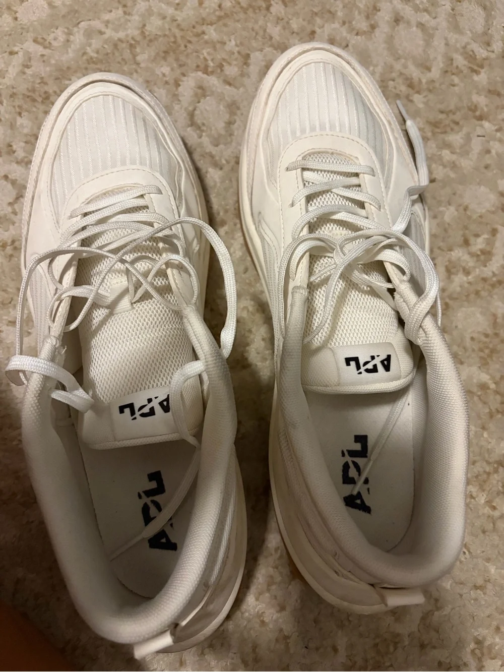 APL Men's White Athletic Lace-Up Sneakers